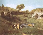 Gustave Courbet Girl oil painting artist